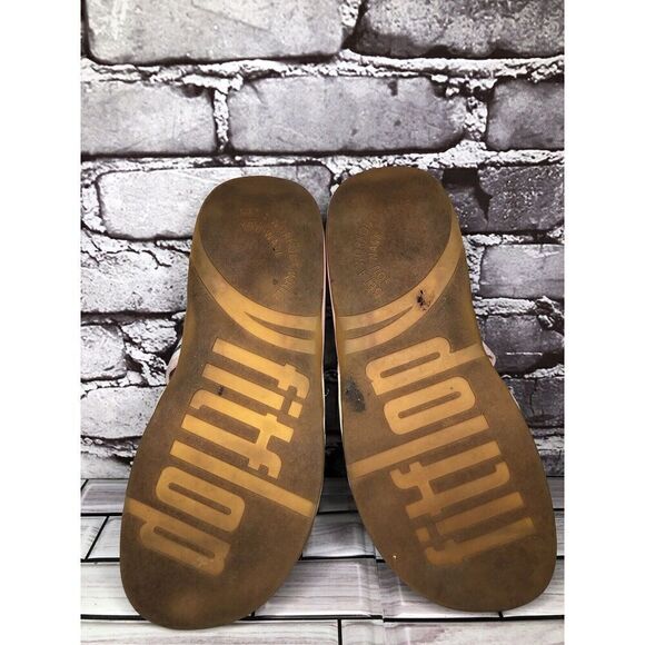 Fitflop 3200 Walkstar Pink Synthetic Thong Wedge Sandals Women’s Sz 9M US/41EU - Picture 16 of 16